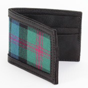 Tartan Wallet, Scottish Leather, Baird Tartan